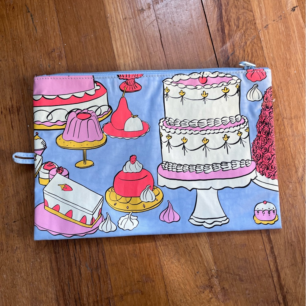 Baggu Still Life Medium Flat Pouch - NWOT